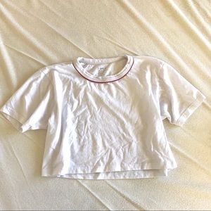 Brandy Melville Red trimmed t shirt